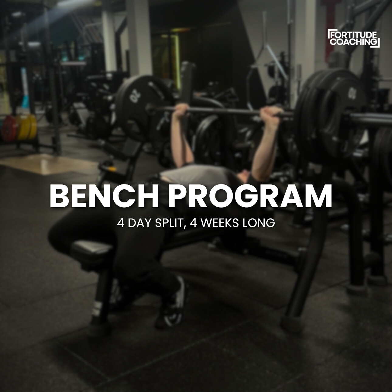4 WEEK BENCH PROGRAM